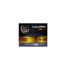 7.62x39 FMJ 124 GR BRASS CASE 1000 rounds by MFS DEFENSE