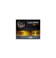 7.62x39 FMJ 124 GR BRASS CASE 1000 rounds by MFS DEFENSE