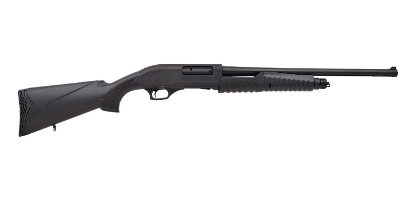 Pump action shotguns