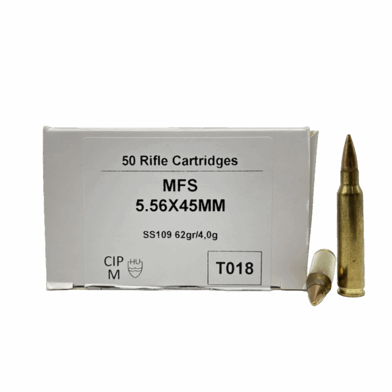 5.56x45mm SS109 PENETRATOR 62 grain FMJ 500 rounds by MFS - FREE SHIPPING