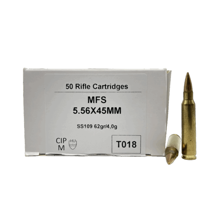 5.56x45mm SS109 PENETRATOR 62 grain FMJ 500 rounds by MFS - FREE SHIPPING