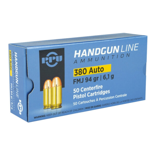 Prvi Partizan (PPU) .380 ACP FMJ 94gr - 200 Rounds