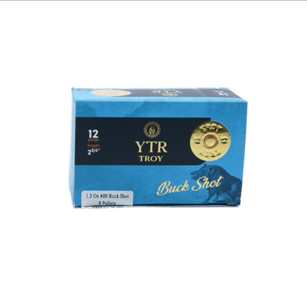 YTR Troy 12 Gauge #00 Buck Shot 2.75" - 200 Rounds