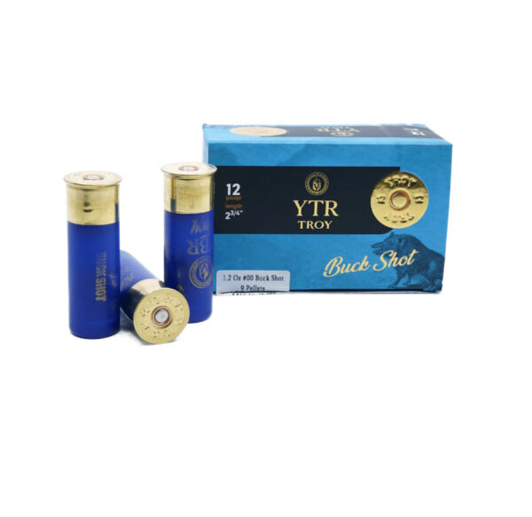 YTR Troy 12 Gauge #00 Buck Shot 2.75" - 200 Rounds