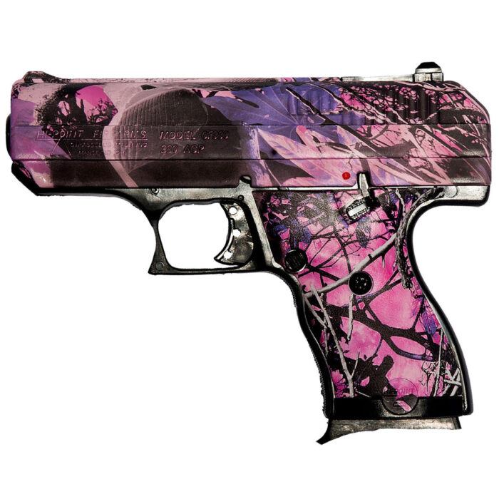 Hi-Point 380 ACP 8+1 Round Semi Auto Handgun, Pink Camouflage